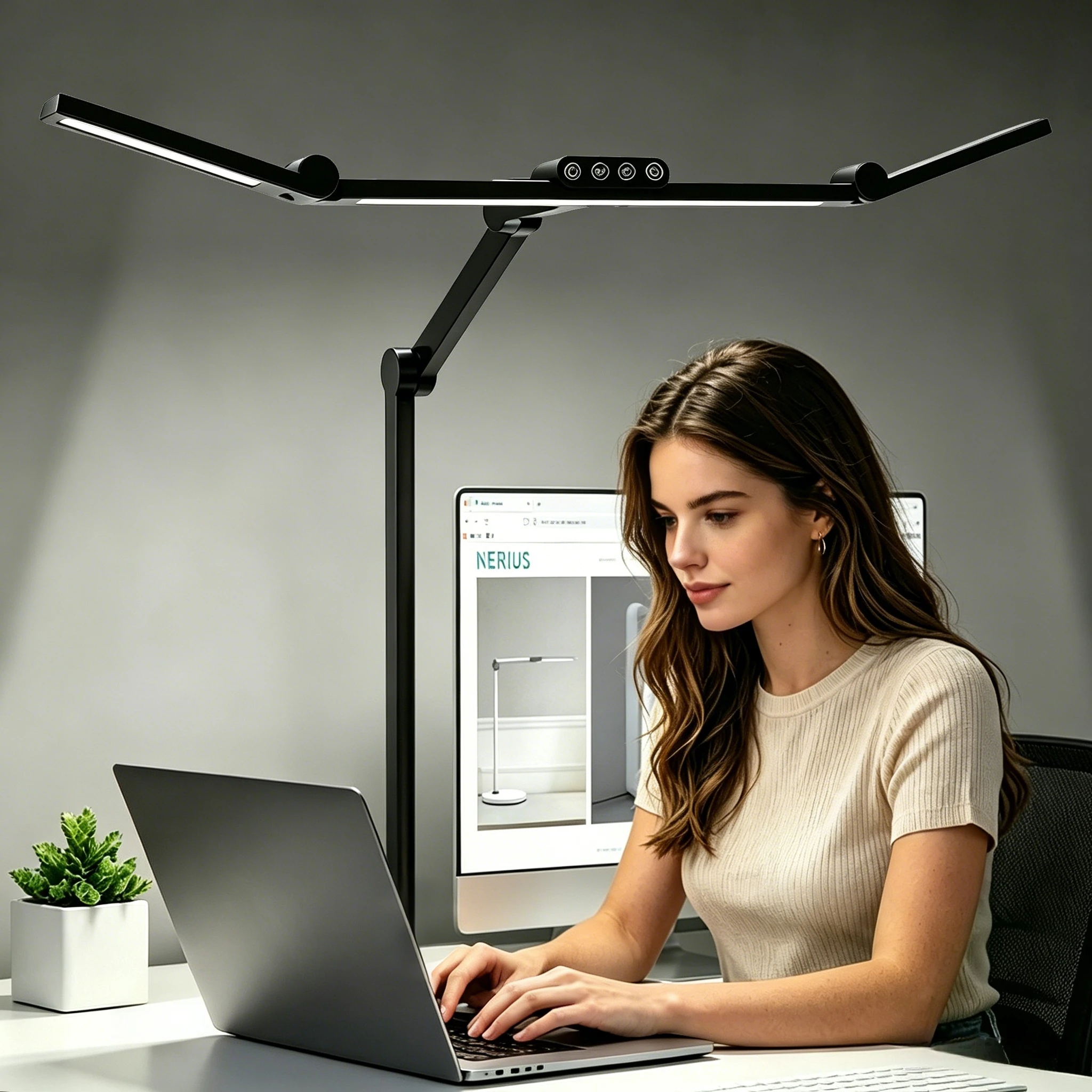 LED Desk Lamp with Clamp Architect Desk Lamp for Home Office 24W Ultra Bright Auto Dimming PC Light Stepless Dimming Table Light
LED Desk Lamp with Clamp Architect Desk Lamp for Home Office 24W Ultra Bright Auto Dimming PC Light Stepless Dimming Table Light
