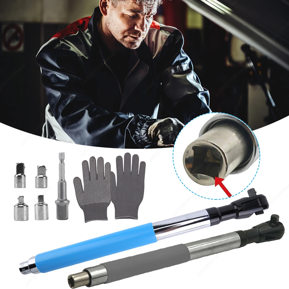 Impact Torque Wrench Multi-Function Offset Extension Wrench Lightweight Chain Drive Wrench Extender Precision Pointer Hand Tools
Impact Torque Wrench Multi-Function Offset Extension Wrench Lightweight Chain Drive Wrench Extender Precision Pointer Hand Tools
