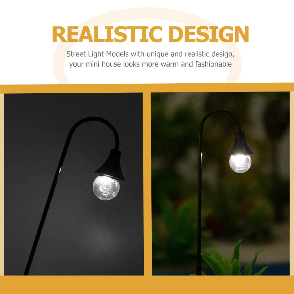 2Pcs Sand Table Accessories Mini Street Lights Courtyard Decoration Realistic Lamp Post for Mini House Landscape Garden
2Pcs Sand Table Accessories Mini Street Lights Courtyard Decoration Realistic Lamp Post for Mini House Landscape Garden