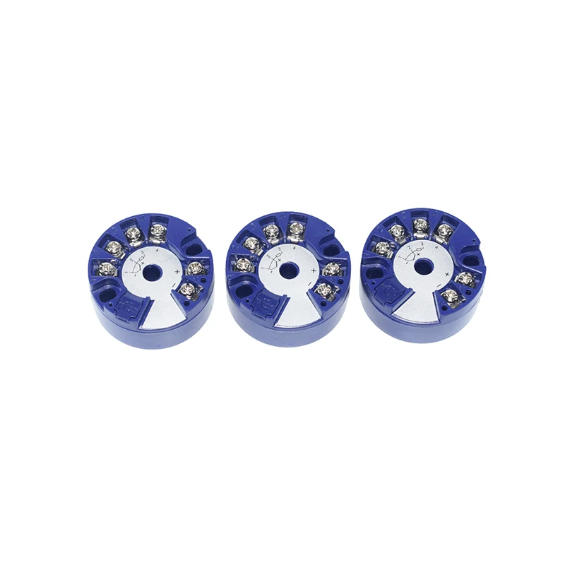 Smart temperature transmitter 4-20mA Thermal Resistance Converter RTD Input Head Mounted Pt100 Thermocouple Type K 4-20mA
Smart temperature transmitter 4-20mA Thermal Resistance Converter RTD Input Head Mounted Pt100 Thermocouple Type K 4-20mA