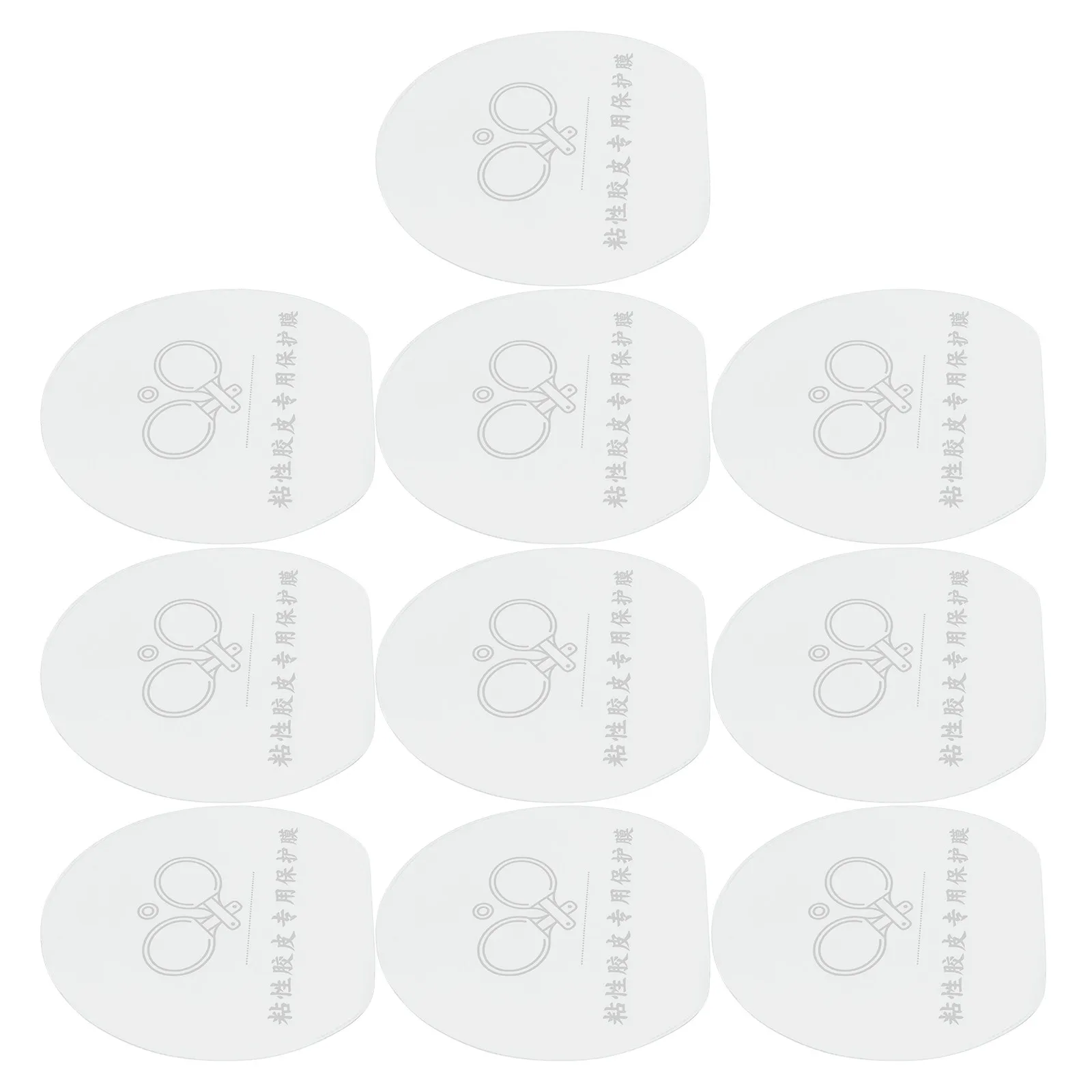 10Pcs Protective Film Table Tennis Racket Wrap Transparent Non Adhesive Precision Cover for Training Tournament Use
10Pcs Protective Film Table Tennis Racket Wrap Transparent Non Adhesive Precision Cover for Training Tournament Use