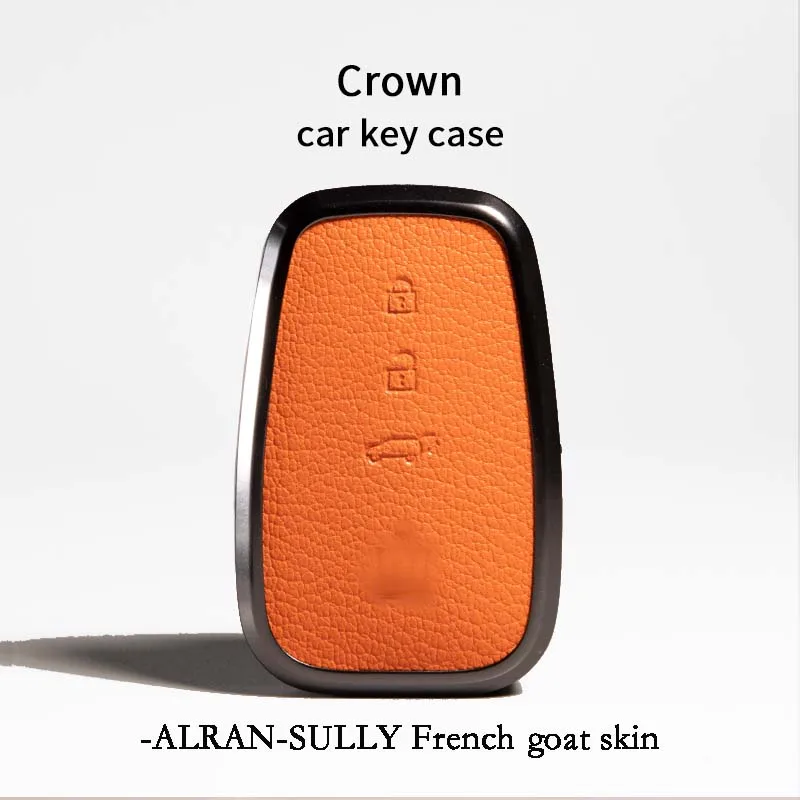 Car Key Case Applicable To Toyota Crown Land Key Cover Alloy+Leather New Crown Special High-Grade Car Key Cover Buckle
Car Key Case Applicable To Toyota Crown Land Key Cover Alloy+Leather New Crown Special High-Grade Car Key Cover Buckle