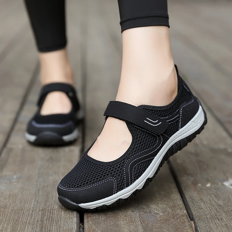 Women Mesh Walking Shoes Mary Jane Flats Loafers Outdoor Black Fitness Sports Sneakers Comfortable Big Size 35-42
Women Mesh Walking Shoes Mary Jane Flats Loafers Outdoor Black Fitness Sports Sneakers Comfortable Big Size 35-42