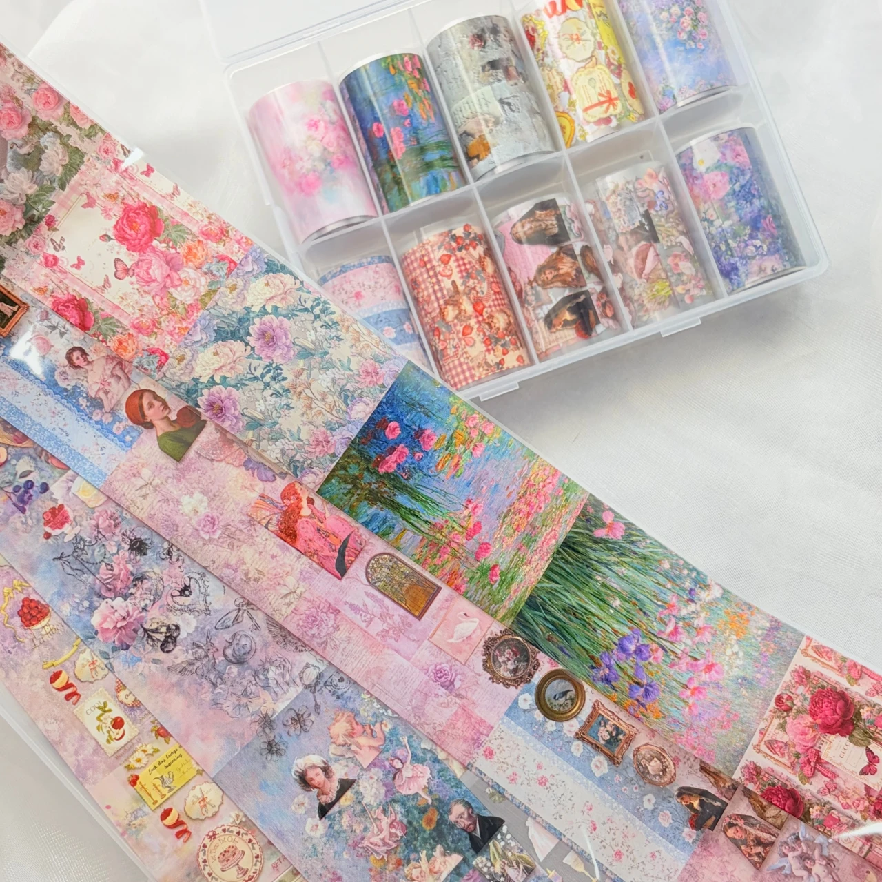 1 Box Painting Flower Nail Foils for Transfer Paper Floral Sliders Angel Butterfly Nails Wraps Swan Baroque Nail Art Decorations
1 Box Painting Flower Nail Foils for Transfer Paper Floral Sliders Angel Butterfly Nails Wraps Swan Baroque Nail Art Decorations