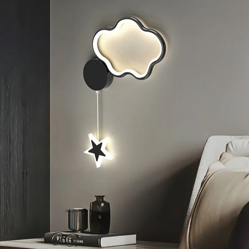 Cloud Star Wall Lamp Nordic Art Minimalist Bedside Modern Simple Children's Room Bedroom Wall Lights
Cloud Star Wall Lamp Nordic Art Minimalist Bedside Modern Simple Children's Room Bedroom Wall Lights