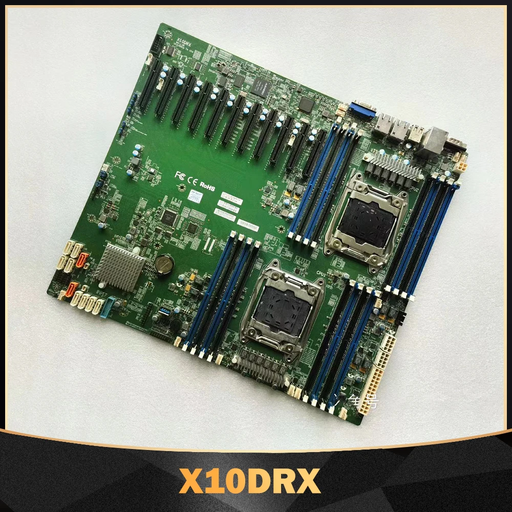 Server Motherboard LGA2011 DDR4 11 PCI-E E5-2600 v4/v3 Family For Supermicro X10DRX
Server Motherboard LGA2011 DDR4 11 PCI-E E5-2600 v4/v3 Family For Supermicro X10DRX