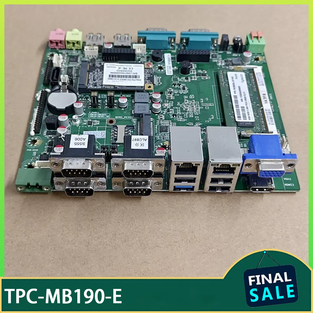 DDR3 industrial control motherboard TPC-MB190-E
DDR3 industrial control motherboard TPC-MB190-E