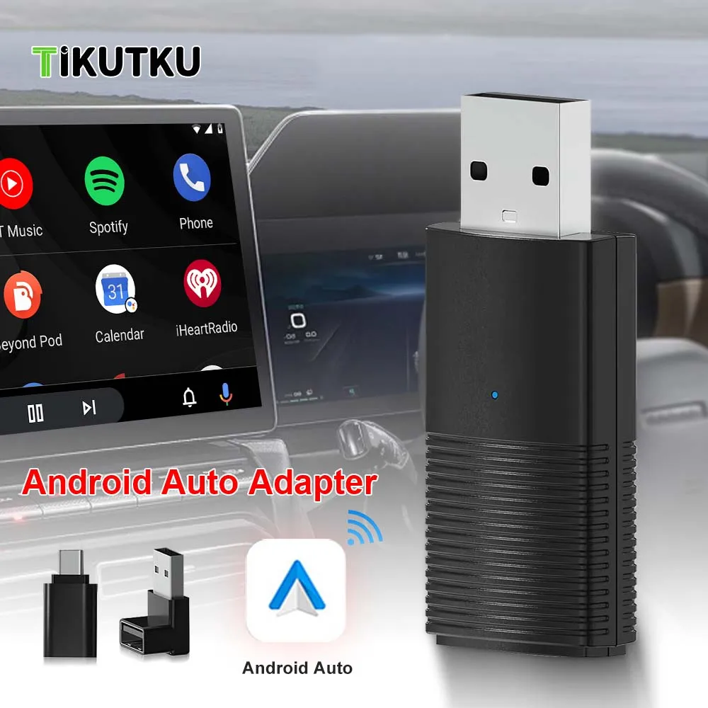 Android Auto Adapter for Car ,Wired Android Auto to Wireless Mini Box ,Plug and Play,with USB to Type-C Adapter
Android Auto Adapter for Car ,Wired Android Auto to Wireless Mini Box ,Plug and Play,with USB to Type-C Adapter