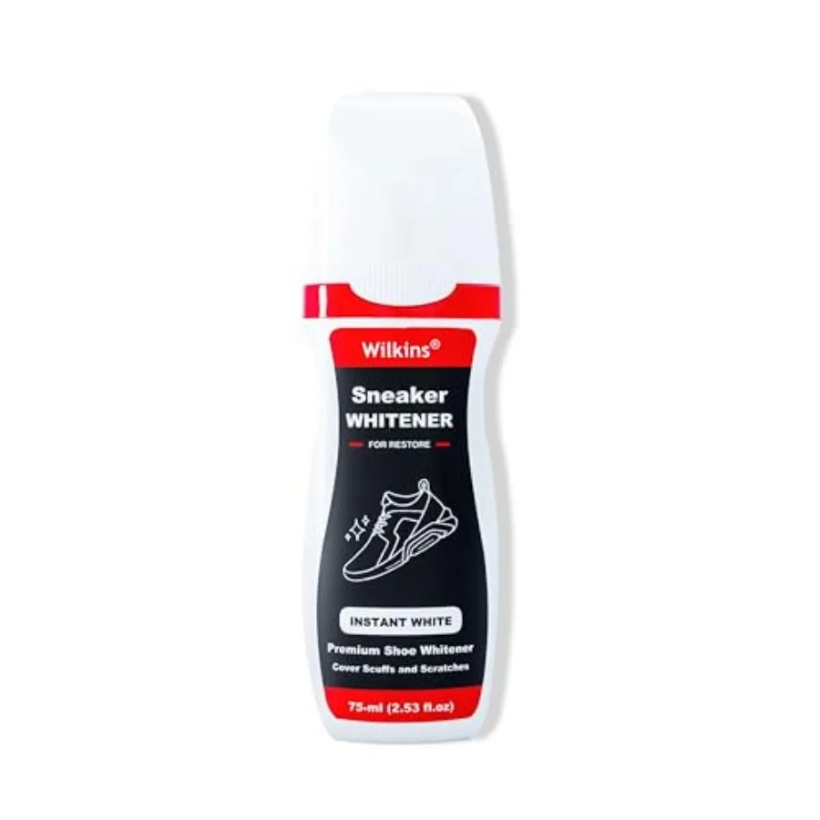 Wilkins Sneaker Whitener for Shoes - Restore Whiteness on Canvas, Leather, Foam and rubber 2.53 fl oz
Wilkins Sneaker Whitener for Shoes - Restore Whiteness on Canvas, Leather, Foam and rubber 2.53 fl oz