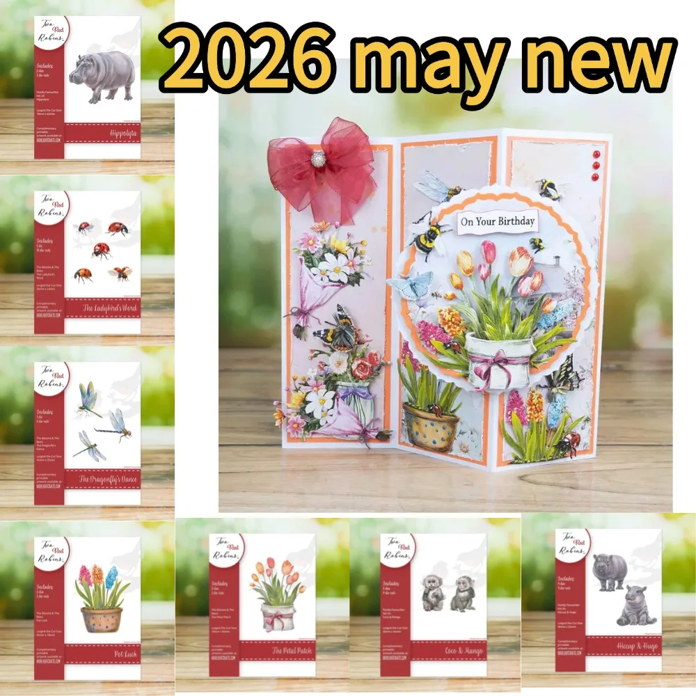 2026 new flower Metal Cutting Dies New Arrival DIY Molds Scrapbooking Paper Making Die Cuts Crafts Template Handmade Decoration
2026 new flower Metal Cutting Dies New Arrival DIY Molds Scrapbooking Paper Making Die Cuts Crafts Template Handmade Decoration