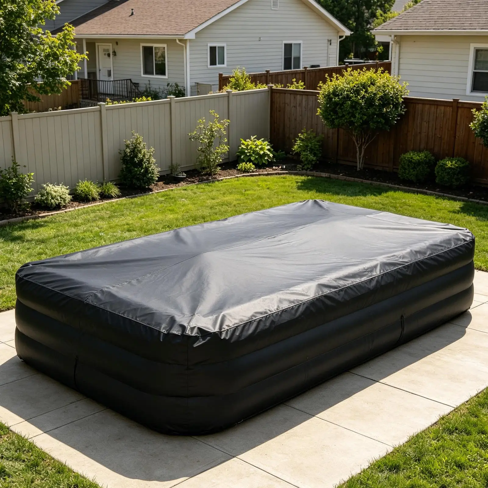 Pool Covers Waterproof Dustproof Protector Inflatable Pool Cover For Outdoor Backyard Garden Winter Home Summer Vacation Lawn
Pool Covers Waterproof Dustproof Protector Inflatable Pool Cover For Outdoor Backyard Garden Winter Home Summer Vacation Lawn