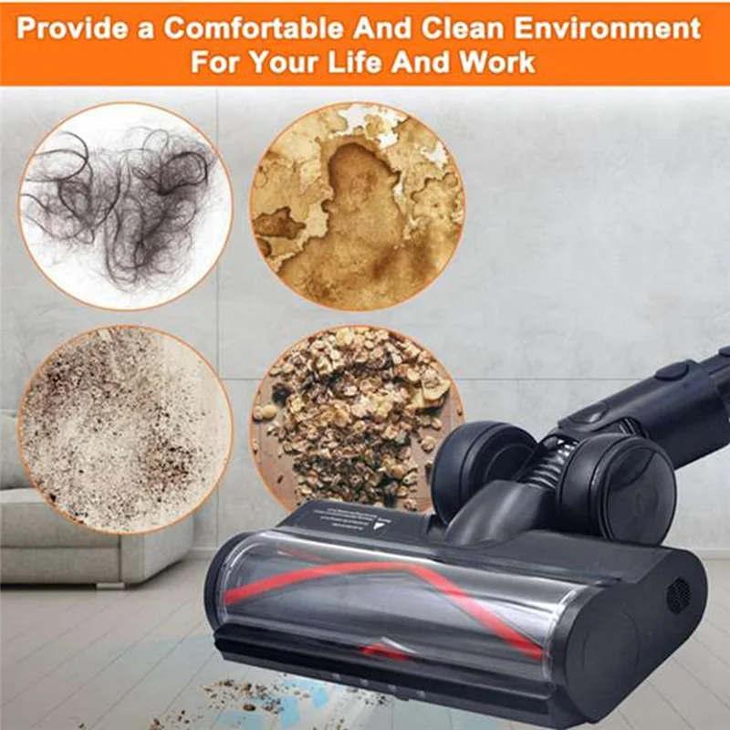 Efficient-Floor Brush Head And Cleaning Brush For Dreame V13 H30 Vacuum Cleaner Spare Parts With LED Optical Inspection Light
Efficient-Floor Brush Head And Cleaning Brush For Dreame V13 H30 Vacuum Cleaner Spare Parts With LED Optical Inspection Light