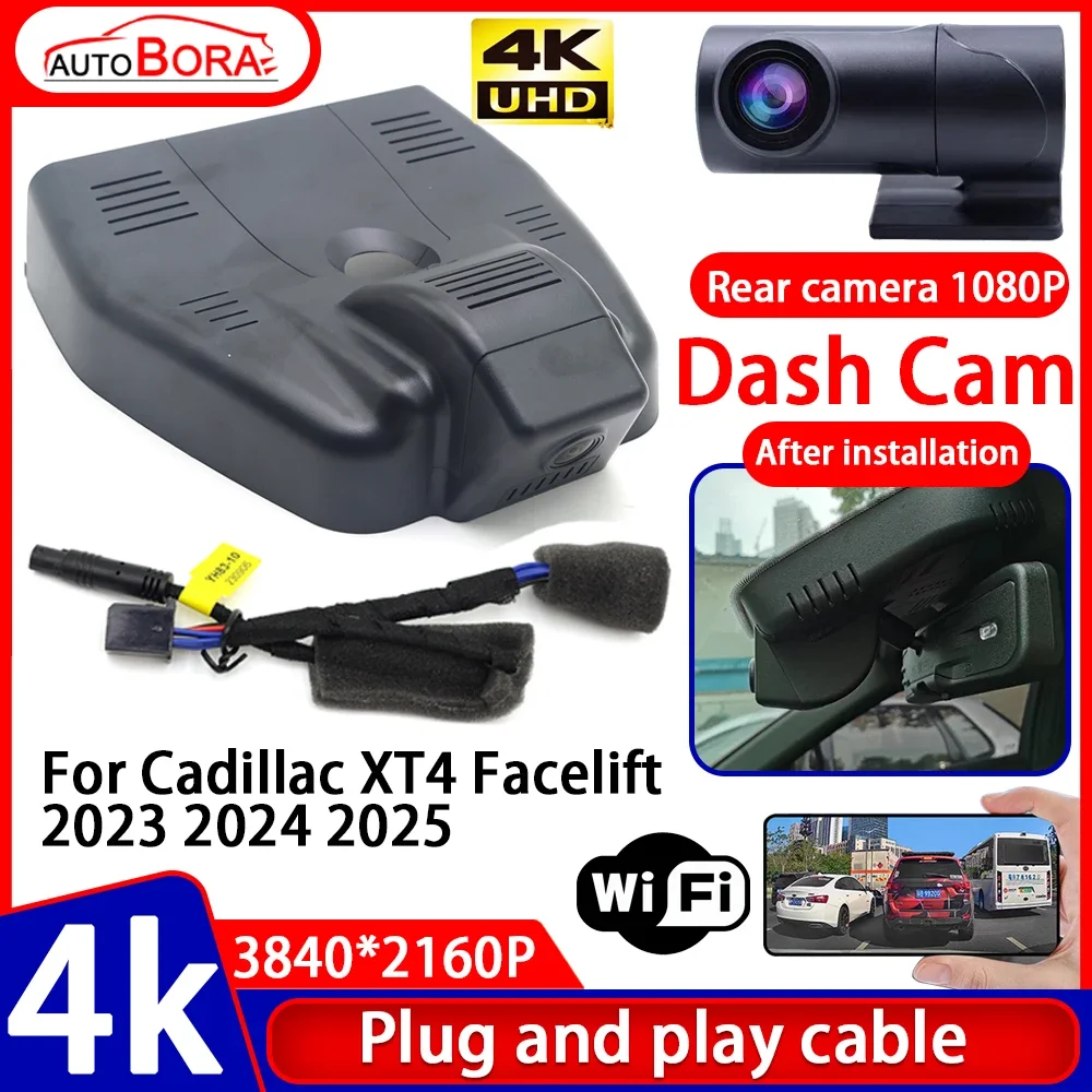 ZhuCamX Video Recorder Night Visio 4K UHD Plug and Play Car DVR Dash Cam for Cadillac XT4 Facelift 2023 2024 2025
ZhuCamX Video Recorder Night Visio 4K UHD Plug and Play Car DVR Dash Cam for Cadillac XT4 Facelift 2023 2024 2025