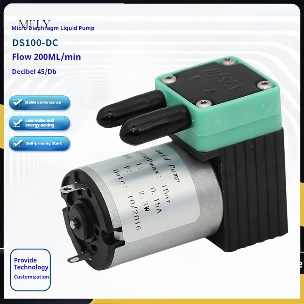 Medical Pump Corrosion-Resistant Diaphragm Liquid Pump Waste Liquid Sampling Pump PTFE+FFPM Resistant 99% Medium 180ML/MIN
Medical Pump Corrosion-Resistant Diaphragm Liquid Pump Waste Liquid Sampling Pump PTFE+FFPM Resistant 99% Medium 180ML/MIN