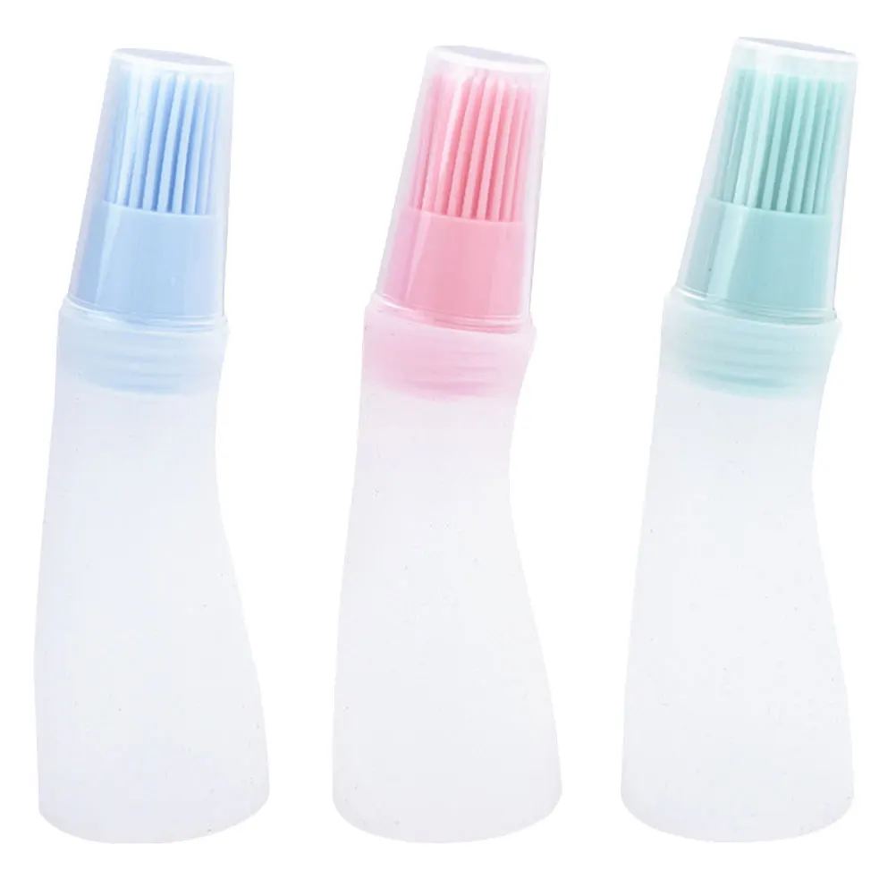 Oil Bottle Brush Leak Proof Silicone Kitchen BBQ Bottles Transparent Design Oil Vinegar Storage Containers Kitchen Bar
Oil Bottle Brush Leak Proof Silicone Kitchen BBQ Bottles Transparent Design Oil Vinegar Storage Containers Kitchen Bar