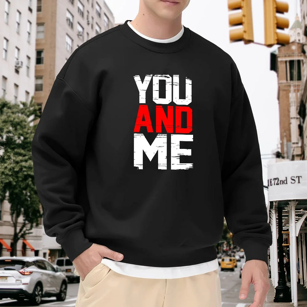 Men's Black Crew Neck Loose Sweatshirt with Color-Block Letter Print Trendy Top Street Casual Everyday Versatile Comfortable Stylish Pullover Style
Men's Black Crew Neck Loose Sweatshirt with Color-Block Letter Print Trendy Top Street Casual Everyday Versatile Comfortable Stylish Pullover Style