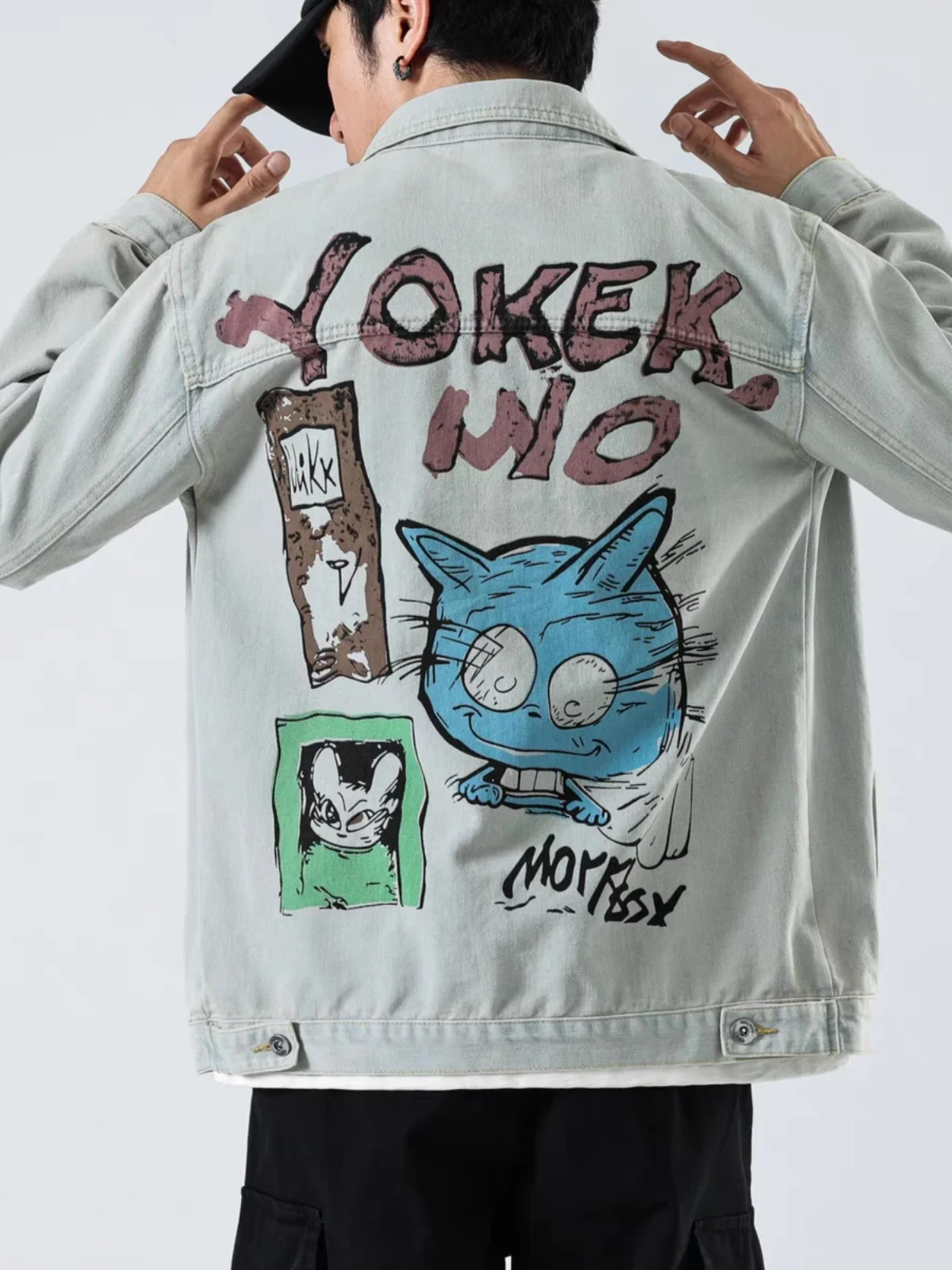 Casual Versatile Men's Denim Jaet Spring Autumn Slimming Trendy Streetwear Couple's Sle Cotton Polyester Blend Wear Resis...
Casual Versatile Men's Denim Jaet Spring Autumn Slimming Trendy Streetwear Couple's Sle Cotton Polyester Blend Wear Resis...