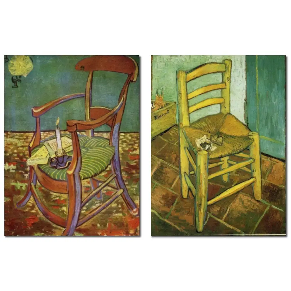 Hand Painted Oil Painting Vincents Chair His Pipe Van Gogh Masterpiece Canvas Picture Reproduction for Bedroom Wall Decor
Hand Painted Oil Painting Vincents Chair His Pipe Van Gogh Masterpiece Canvas Picture Reproduction for Bedroom Wall Decor