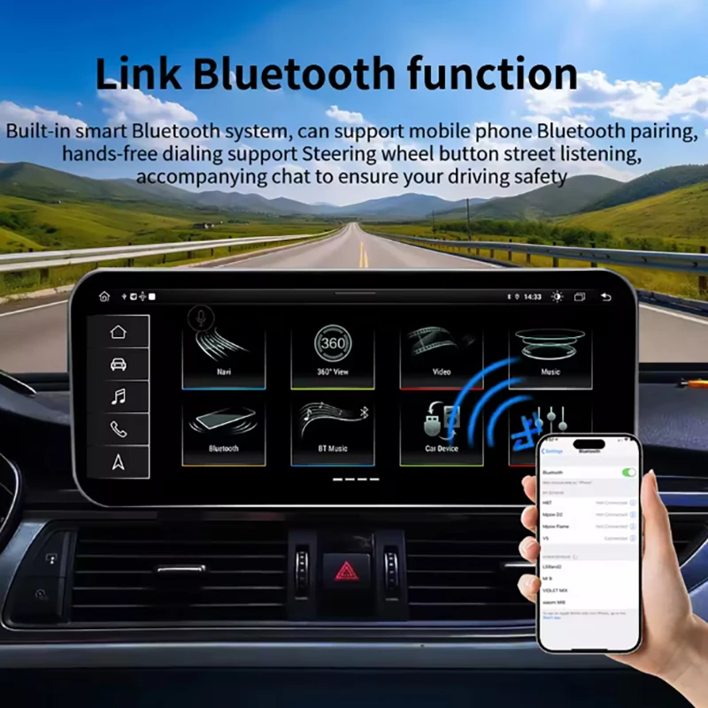 Android 13 Auto Car Radio Multimedia Player For Audi A3 8V 2012-2019 GPS Wireless Carplay 8+128GB BT WIFI Touch Screen Navi 2Din
Android 13 Auto Car Radio Multimedia Player For Audi A3 8V 2012-2019 GPS Wireless Carplay 8+128GB BT WIFI Touch Screen Navi 2Din