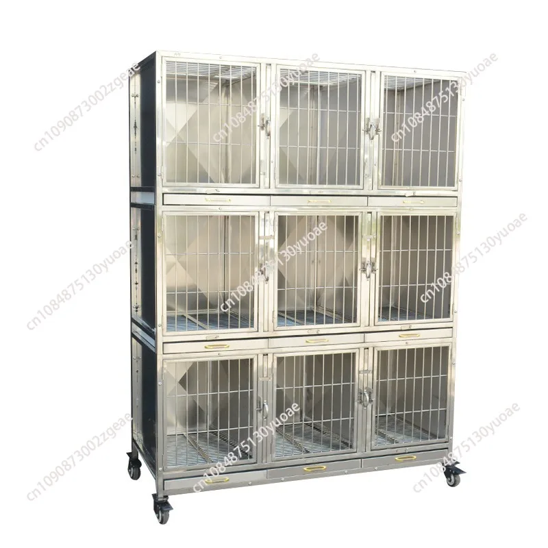 Stainless steel dog cage pet store foster cage pet multi-layer isolation dog
Stainless steel dog cage pet store foster cage pet multi-layer isolation dog