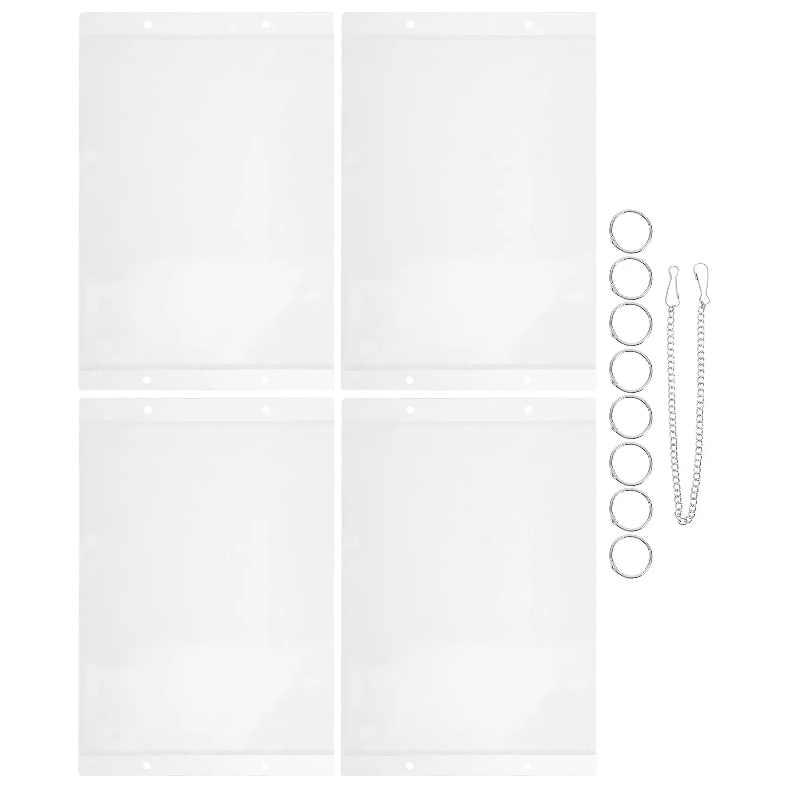 1Set Clear Hanging Price Tag Bag A5 Side-Insert Display Pocket for Retail Store Label Organizer Lightweight Chain-Link Poster
1Set Clear Hanging Price Tag Bag A5 Side-Insert Display Pocket for Retail Store Label Organizer Lightweight Chain-Link Poster