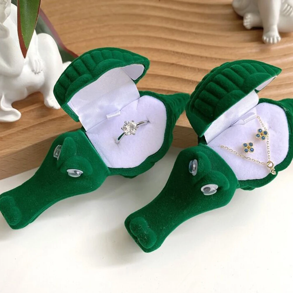 Alligator Jewelry Box Cute Rings Holder Case Storage ganizer Plastic Embryo Safe Material Sturdy Useful Excellent Practical
Alligator Jewelry Box Cute Rings Holder Case Storage ganizer Plastic Embryo Safe Material Sturdy Useful Excellent Practical