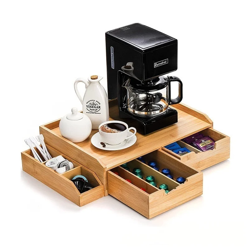 Bamboo Tea Bag Storage Box, Bamboo Wood Drawer Compartment Organizer, Pull-out Design Coffee Capsule Storage Case
Bamboo Tea Bag Storage Box, Bamboo Wood Drawer Compartment Organizer, Pull-out Design Coffee Capsule Storage Case