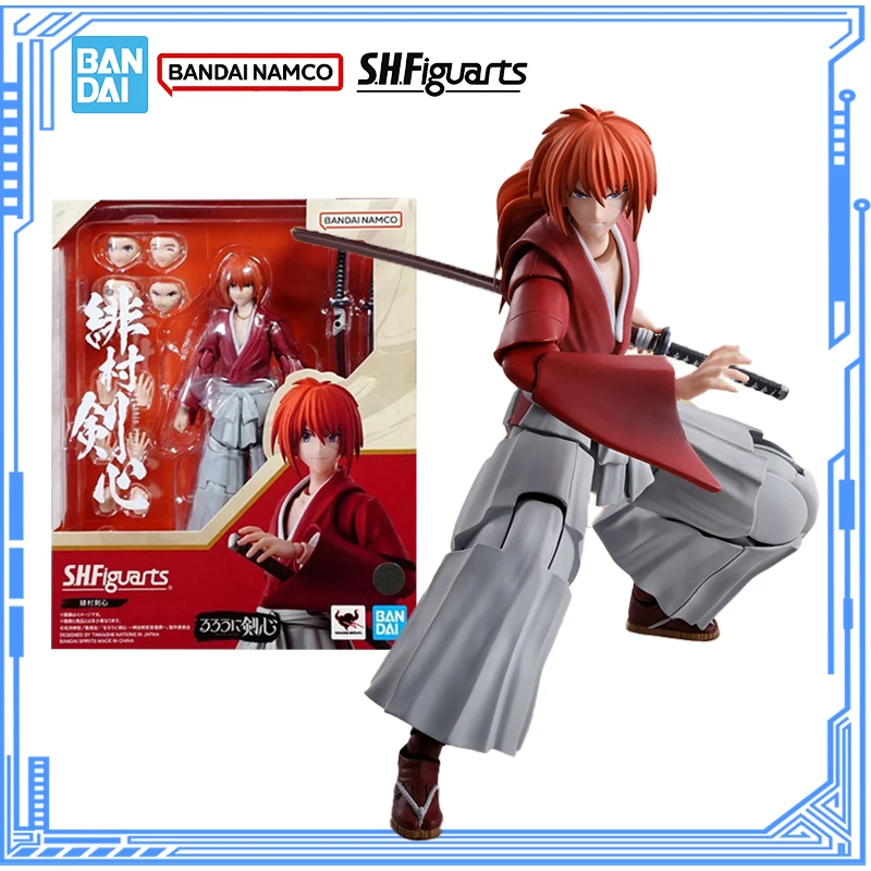 Bandai натуральная модель Rurouni Kenshin, комплект аниме-фигурок SHF Himura Kenshin, экшн-фигурка, коллекционная модель для детей, игрушки, подарки 
Bandai натуральная модель Rurouni Kenshin, комплект аниме-фигурок SHF Himura Kenshin, экшн-фигурка, коллекционная модель для детей, игрушки, подарки