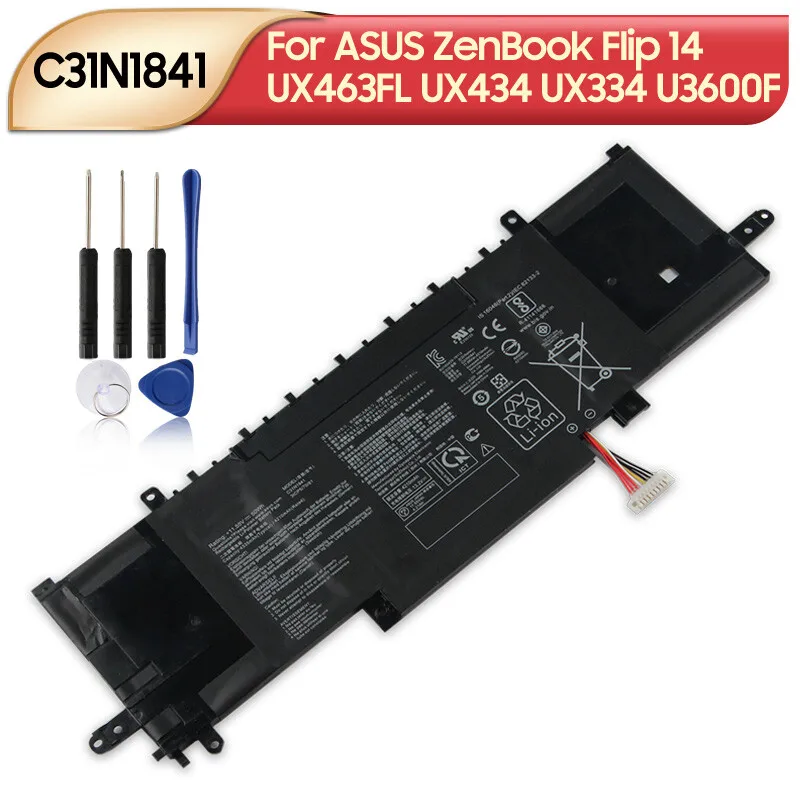 Original Battery C31N1841 For ASUS ZenBook Flip 14 UX463FL UX434 UX334 U3600F
Original Battery C31N1841 For ASUS ZenBook Flip 14 UX463FL UX434 UX334 U3600F