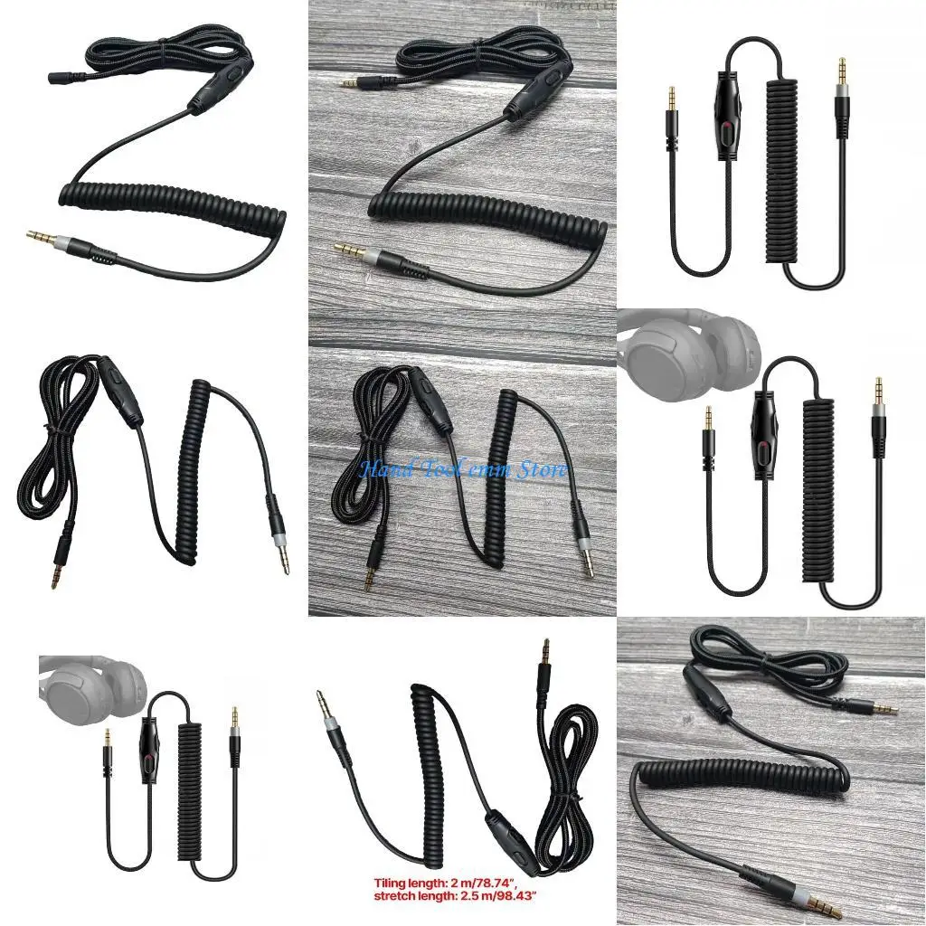 H37F Headphone Cable Inline Mute Cable Replacement for Flight
H37F Headphone Cable Inline Mute Cable Replacement for Flight