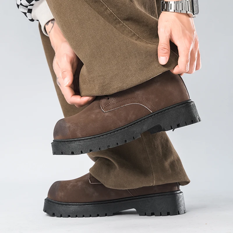 Low cut men formal shoes leather lace up business footwear wear resistant anti slip sole all season practical daily shoes
Low cut men formal shoes leather lace up business footwear wear resistant anti slip sole all season practical daily shoes