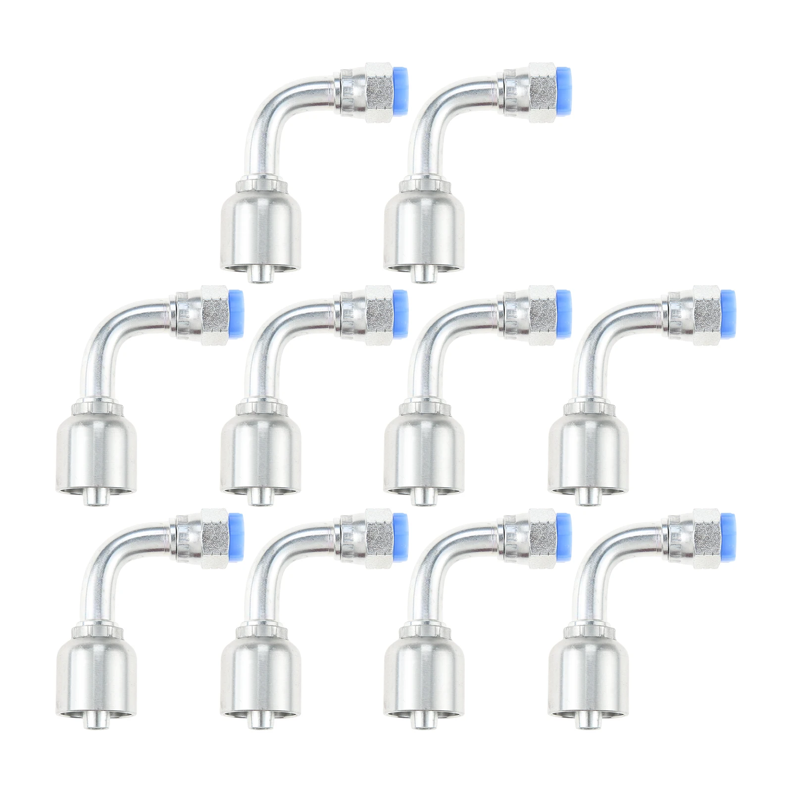 10PCS 90° Hydraulic Hose End Elbow Crimp Fitting Compatible With Adjustable Crimpers Dayco Weatherhead 3/8 or 1/2 or 1/4 Inch
10PCS 90° Hydraulic Hose End Elbow Crimp Fitting Compatible With Adjustable Crimpers Dayco Weatherhead 3/8 or 1/2 or 1/4 Inch