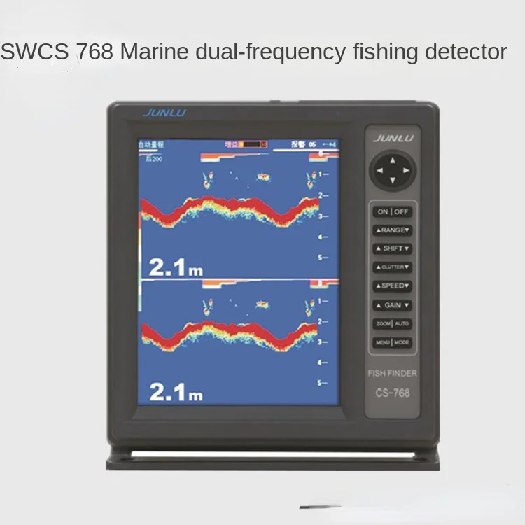 Cs768 Marine Dual-Frequency Fish Finder 10-Inch Fishing Boat Fishing Apparatus 800 M Range Fish Finder
Cs768 Marine Dual-Frequency Fish Finder 10-Inch Fishing Boat Fishing Apparatus 800 M Range Fish Finder