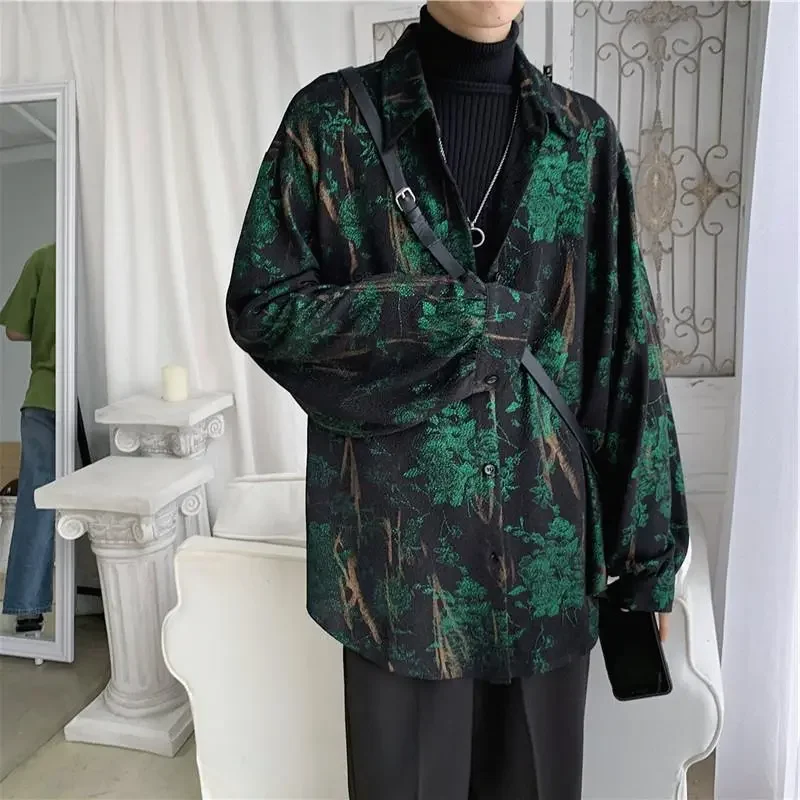 Casual Fashionable Korean Loose V-neck Printing Temperament Spring Autumn Handsome Button Long Sleeve Man Men's Clothing Z26
Casual Fashionable Korean Loose V-neck Printing Temperament Spring Autumn Handsome Button Long Sleeve Man Men's Clothing Z26