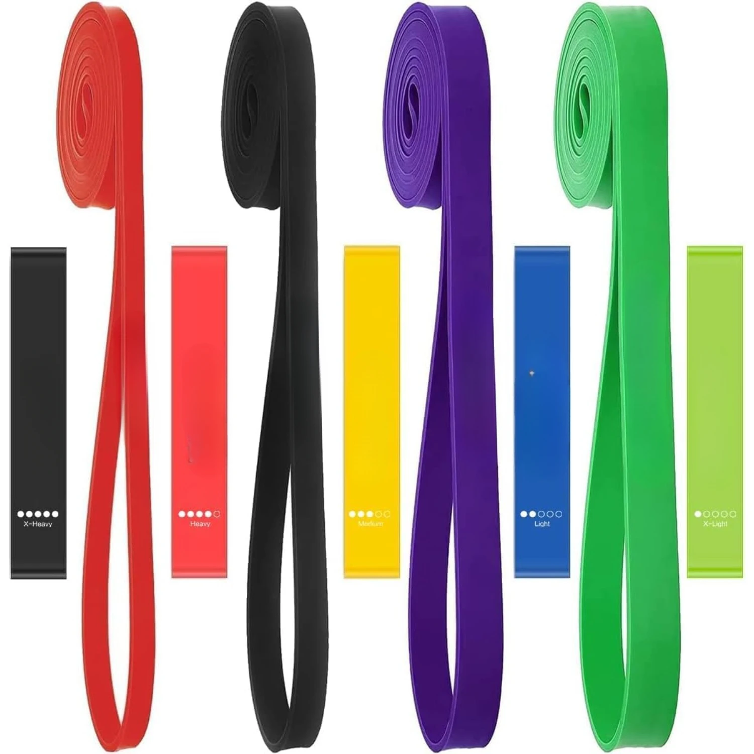 Resistance Bands Set - Pull Up Assist Bands for Men and Women Fitness Training, Physical Therapy, Home Workouts
Resistance Bands Set - Pull Up Assist Bands for Men and Women Fitness Training, Physical Therapy, Home Workouts
