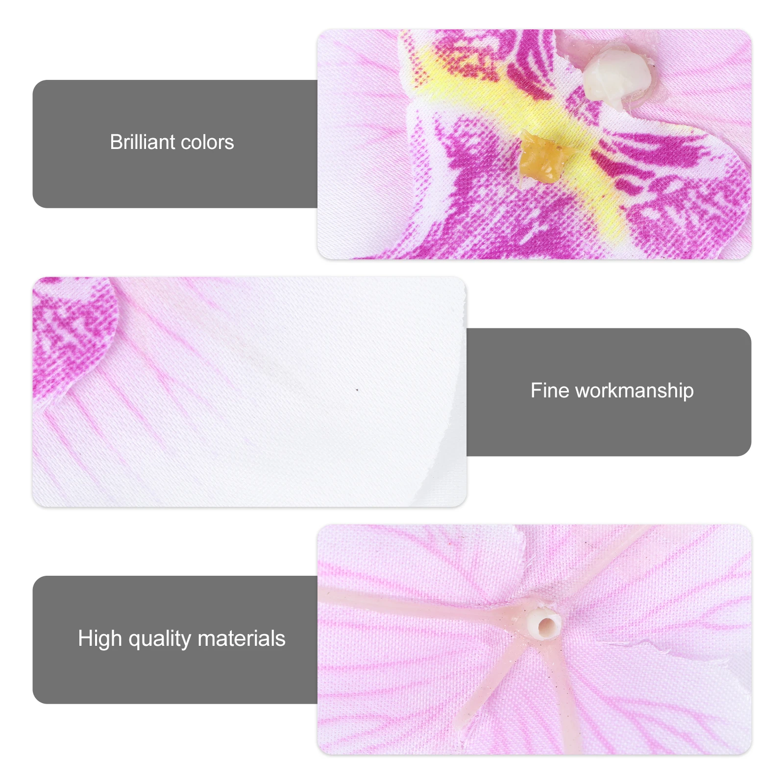 20pcs Artificial Butterfly Orchid Silk Flowers Beautiful Fake Heads for Wedding Decor Scrapbook Cards Photo Albums Bows Craft
20pcs Artificial Butterfly Orchid Silk Flowers Beautiful Fake Heads for Wedding Decor Scrapbook Cards Photo Albums Bows Craft