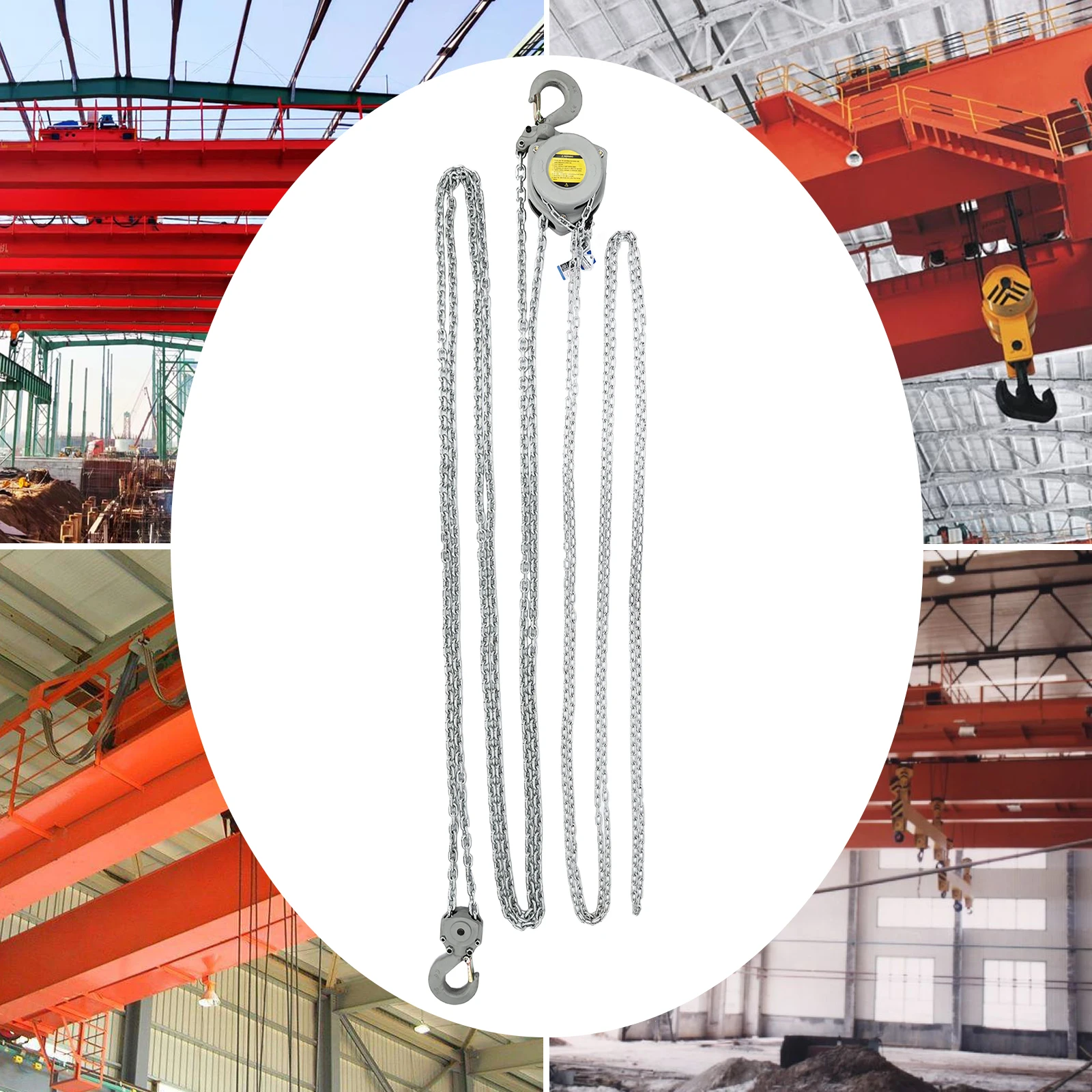 Manual Hand Chain Hoist 3T Lifting Hoist 9.84ft Lifting Height Pulling Tool Aluminum Alloy Lifting Equipment for Warehouse Construction Use
Manual Hand Chain Hoist 3T Lifting Hoist 9.84ft Lifting Height Pulling Tool Aluminum Alloy Lifting Equipment for Warehouse Construction Use