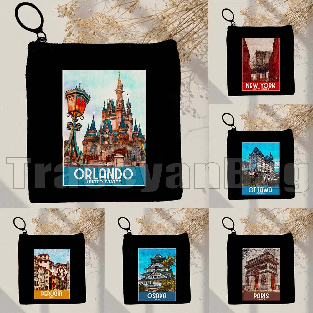 Las Vegas Milan Munich New York Ink Watercolor Painting Orlando Ottawa Paris Phuket Porto Coin Purse Key Case Bag Wallet Pouch
Las Vegas Milan Munich New York Ink Watercolor Painting Orlando Ottawa Paris Phuket Porto Coin Purse Key Case Bag Wallet Pouch