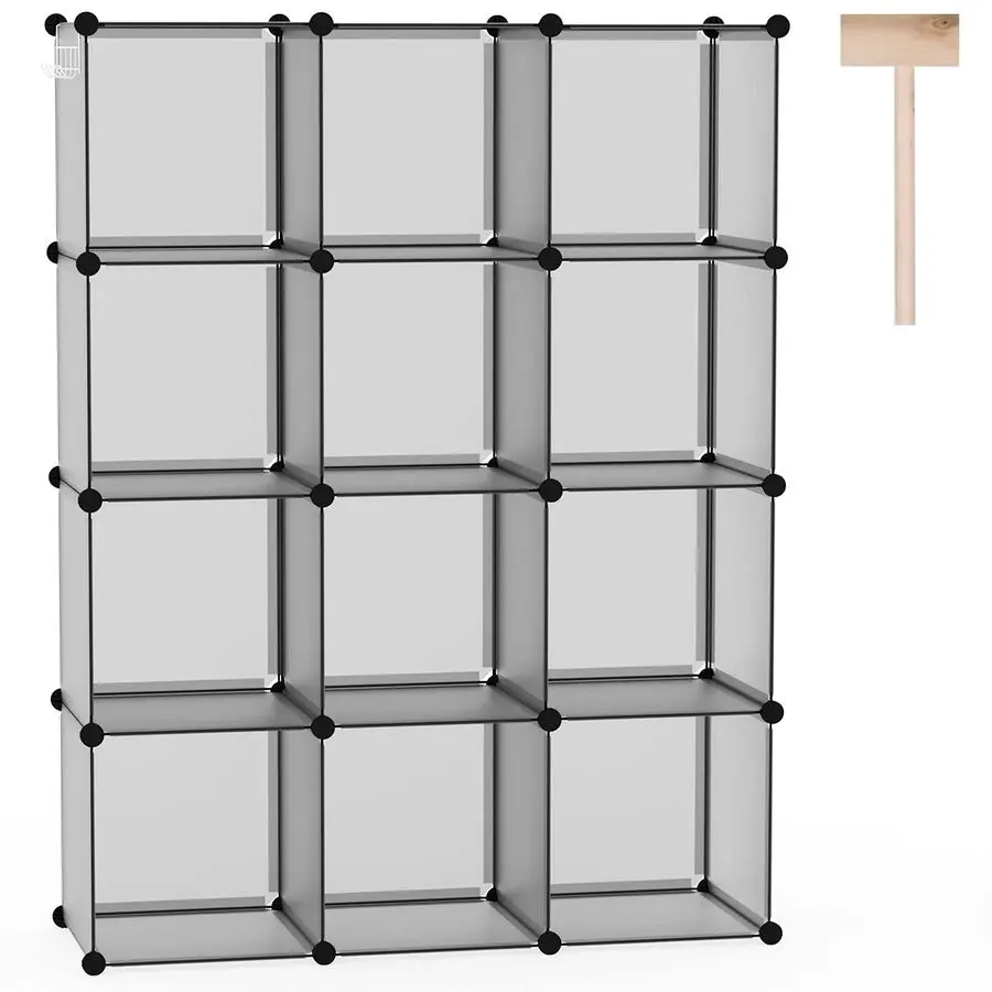 Органайзер для хранения в виде кубов, 12-секционный стеллаж, шкаф для хранения, модульная пластиковая книжная полка DIY, идеально подходит для спальни, гостиной, офиса.
Органайзер для хранения в виде кубов, 12-секционный стеллаж, шкаф для хранения, модульная пластиковая книжная полка DIY, идеально подходит для спальни, гостиной, офиса.