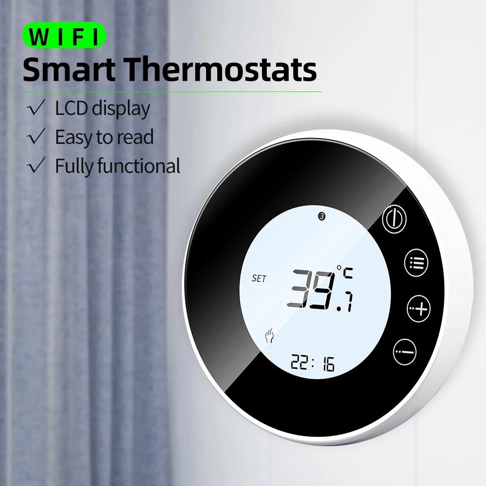 X7H 16A APP Tuya WiFi Thermostat for Underfloor Electric Heating Thermostat Smart Life Temperature Sensor Thermoregulator
X7H 16A APP Tuya WiFi Thermostat for Underfloor Electric Heating Thermostat Smart Life Temperature Sensor Thermoregulator