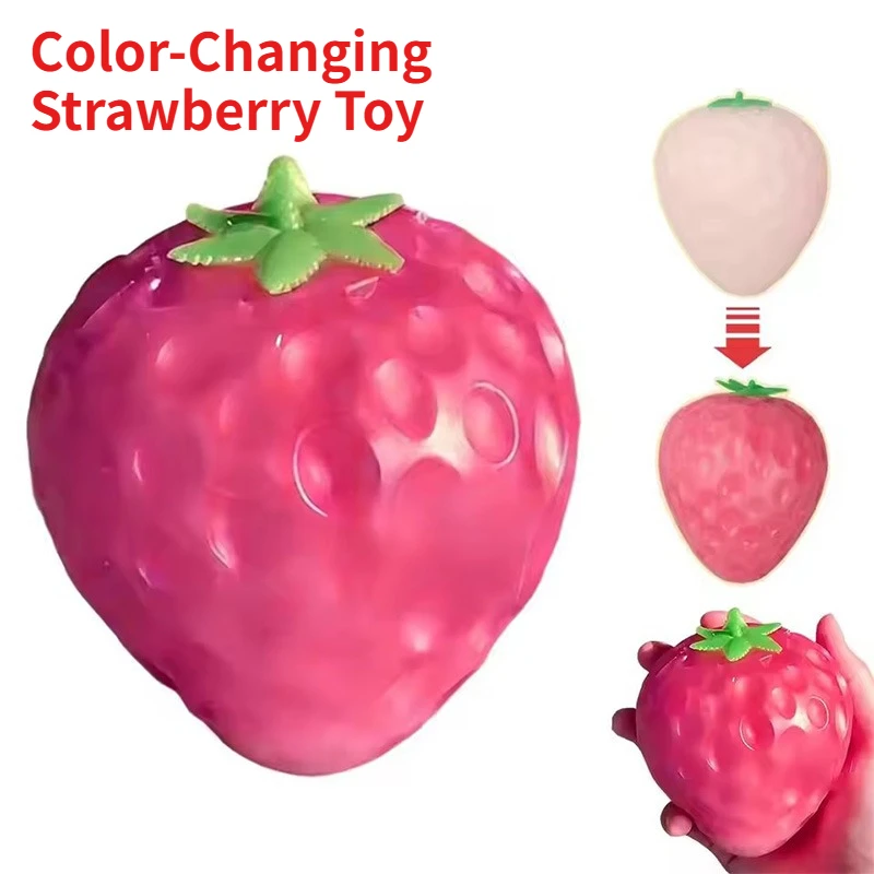 NEW Handmade Color Changing Strawberry Squishy Fidget Toy Slow Rebound Stress Relief Squeeze Toys for Adult Squeeze Toy Gifts
NEW Handmade Color Changing Strawberry Squishy Fidget Toy Slow Rebound Stress Relief Squeeze Toys for Adult Squeeze Toy Gifts