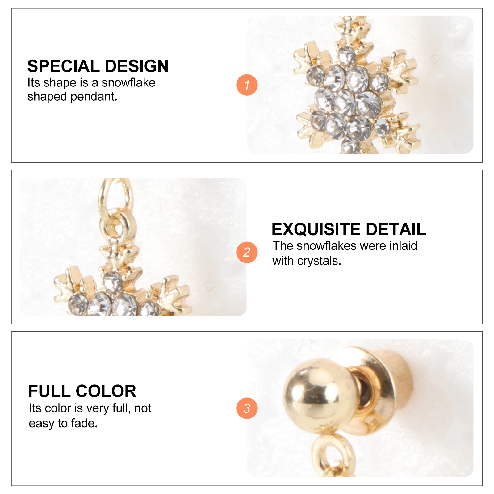 Snowflake Dangle Earrings Christmas Material No Piercing Clips Jewelry Gift Idea Holiday naments Trendy Accessories
Snowflake Dangle Earrings Christmas Material No Piercing Clips Jewelry Gift Idea Holiday naments Trendy Accessories
