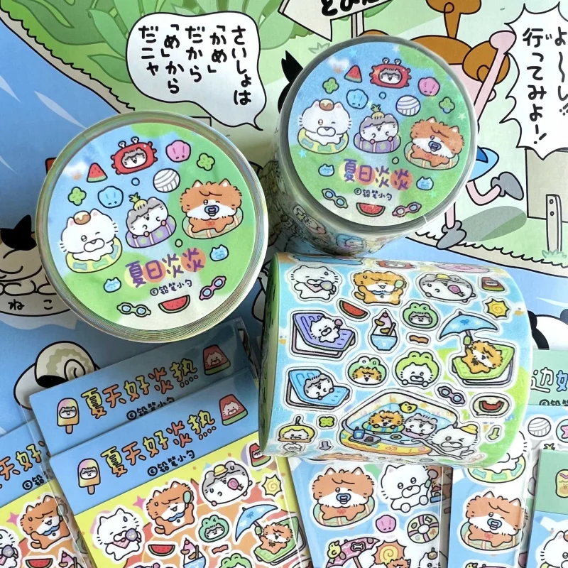 Summer Smoothie, Crying Puppy, Puppy Planet, Original Sticker Roll Die Cut
Summer Smoothie, Crying Puppy, Puppy Planet, Original Sticker Roll Die Cut