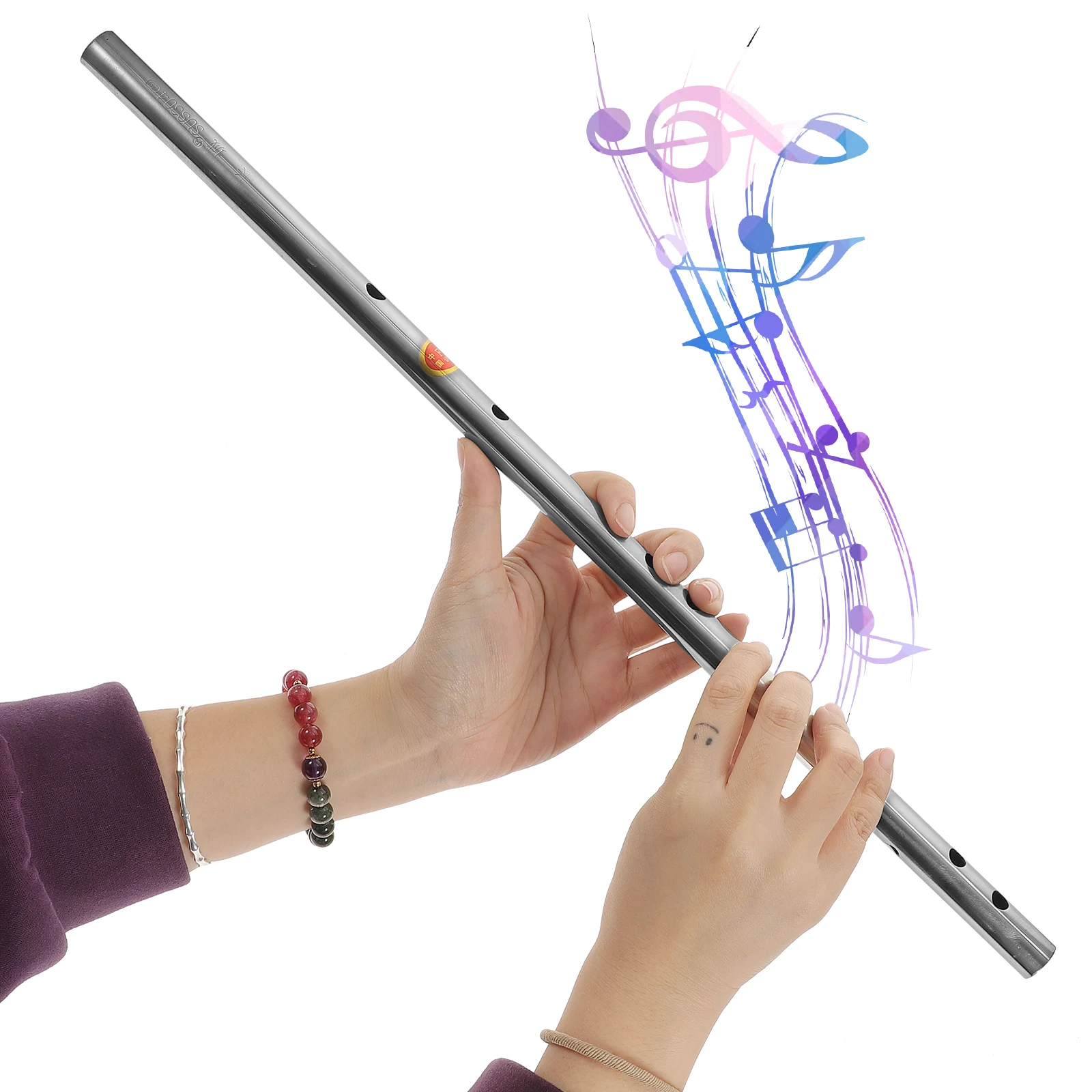 1Pcs Sturdy Chinese Flute Introductory Lightweight Beginners Portable Stainless Steel Flute F Key Practice Tool Anti-Crack Mold
1Pcs Sturdy Chinese Flute Introductory Lightweight Beginners Portable Stainless Steel Flute F Key Practice Tool Anti-Crack Mold