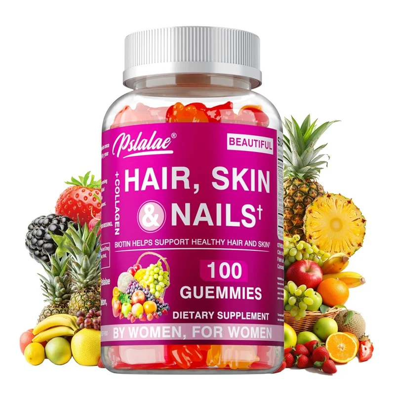 Hair Skin Nails Gummies - Supports Healthy Hair, Skin, and Nails, Boosts Immunity, and Promotes Energy Production
Hair Skin Nails Gummies - Supports Healthy Hair, Skin, and Nails, Boosts Immunity, and Promotes Energy Production