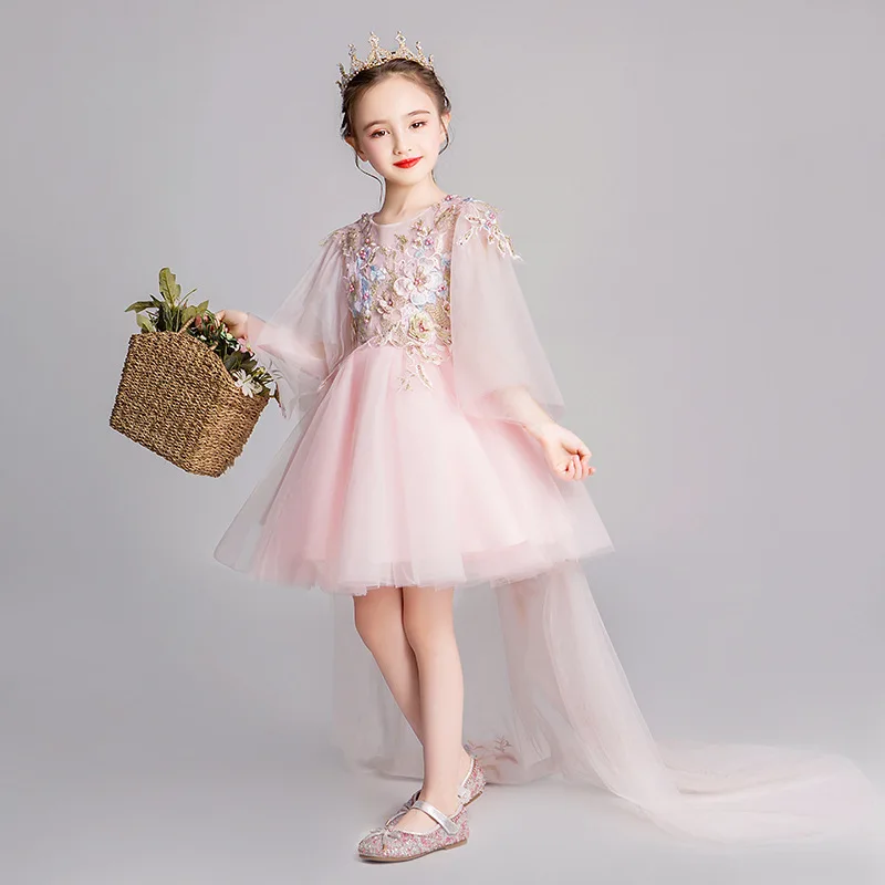 Розовое модное платье принцессы для девочек, пышное тюлевое детское вечернее платье с цветочным узором для девочек, сценический костюм для подиума
Розовое модное платье принцессы для девочек, пышное тюлевое детское вечернее платье с цветочным узором для девочек, сценический костюм для подиума