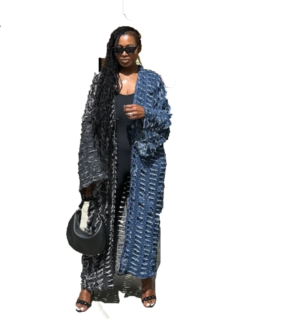 African Blogger Fashion Hollow Denim Cardigans Oversized Summer Evening Party Loose Jean Kimonos Europe Lady Beach Bikini Cover
African Blogger Fashion Hollow Denim Cardigans Oversized Summer Evening Party Loose Jean Kimonos Europe Lady Beach Bikini Cover