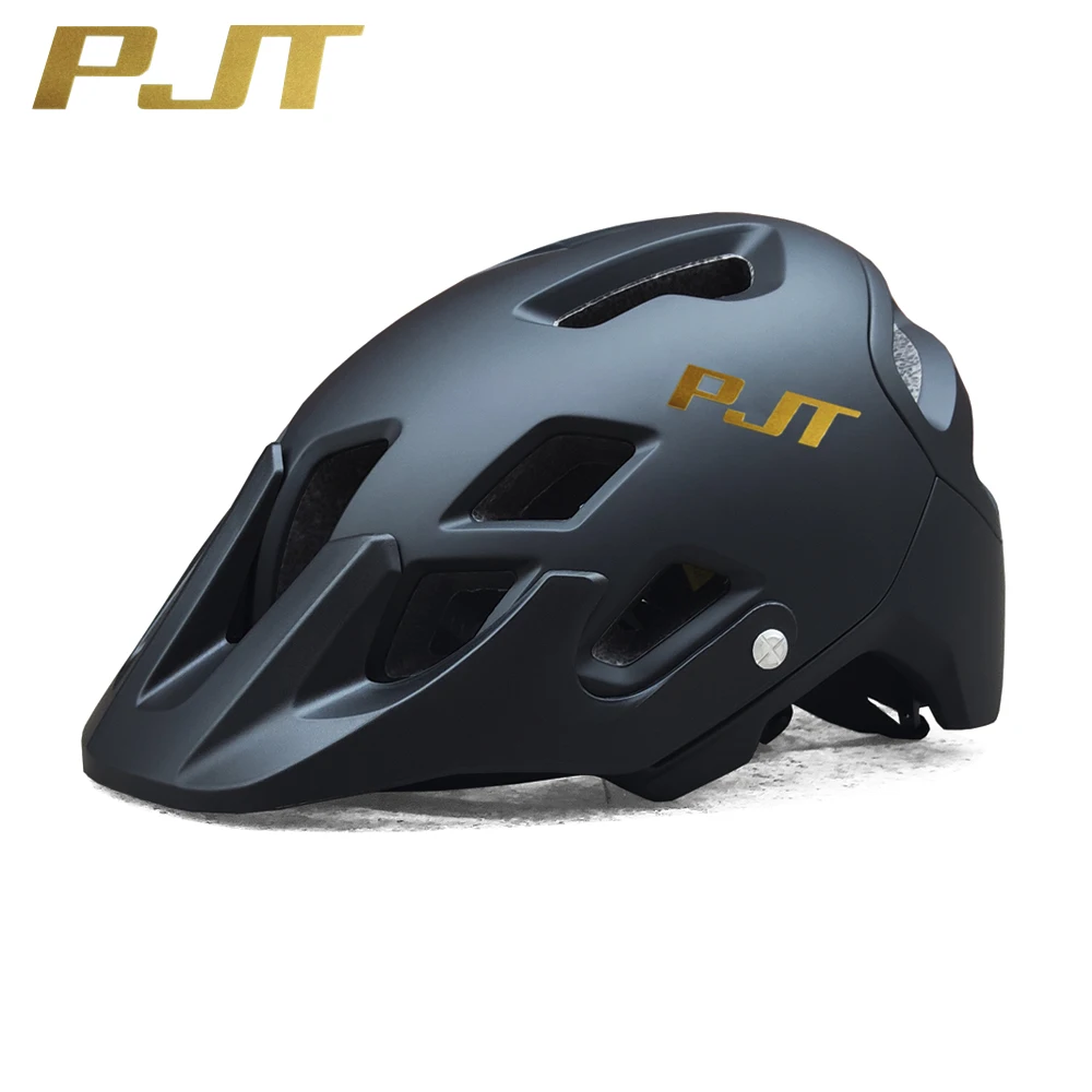 PJT In-mold DH MTB Bicycle Helmet Sports Anti-impact Road Mountain Bike Helmet Men Women Riding Cycling Helmet Adjustable Visor 
PJT In-mold DH MTB Bicycle Helmet Sports Anti-impact Road Mountain Bike Helmet Men Women Riding Cycling Helmet Adjustable Visor
