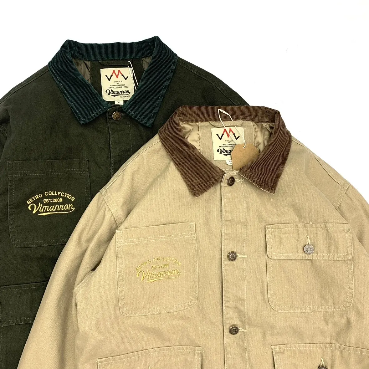 Ami Khaki Autumn and Winter Thick Workwear Jacket Men's European and American Canvas Cotton Jacket Padded Lined Warm Jacket
Ami Khaki Autumn and Winter Thick Workwear Jacket Men's European and American Canvas Cotton Jacket Padded Lined Warm Jacket