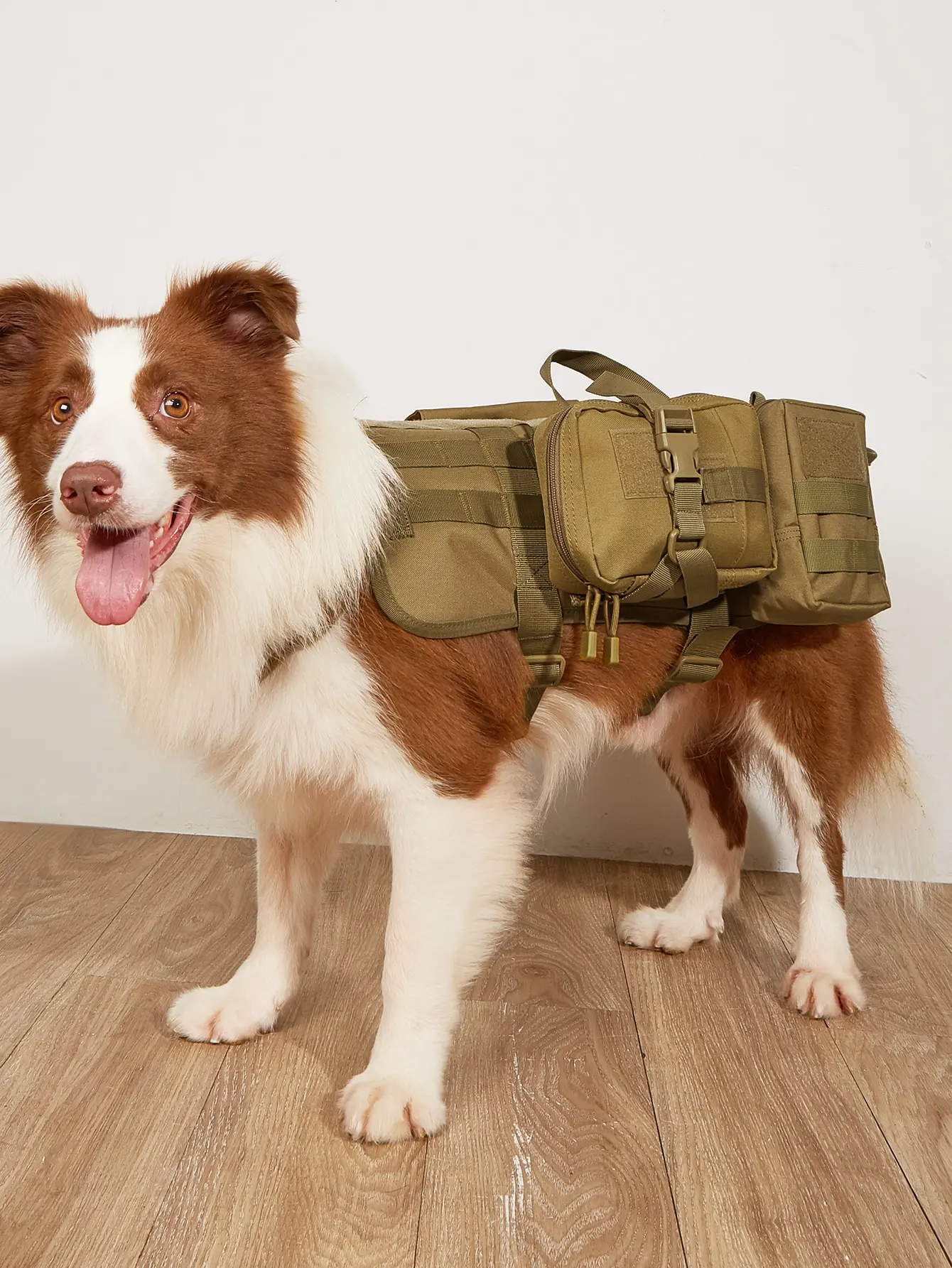 1pc Pet Chest Harness Outdoor Pet Dog Vest Set Backpack Hiking Climbing Walking Durable Pet Leash Harness Multi-Purpose Storage Dog Vest For Medium Large Dogs Golden Retriever German Shepherd
1pc Pet Chest Harness Outdoor Pet Dog Vest Set Backpack Hiking Climbing Walking Durable Pet Leash Harness Multi-Purpose Storage Dog Vest For Medium Large Dogs Golden Retriever German Shepherd